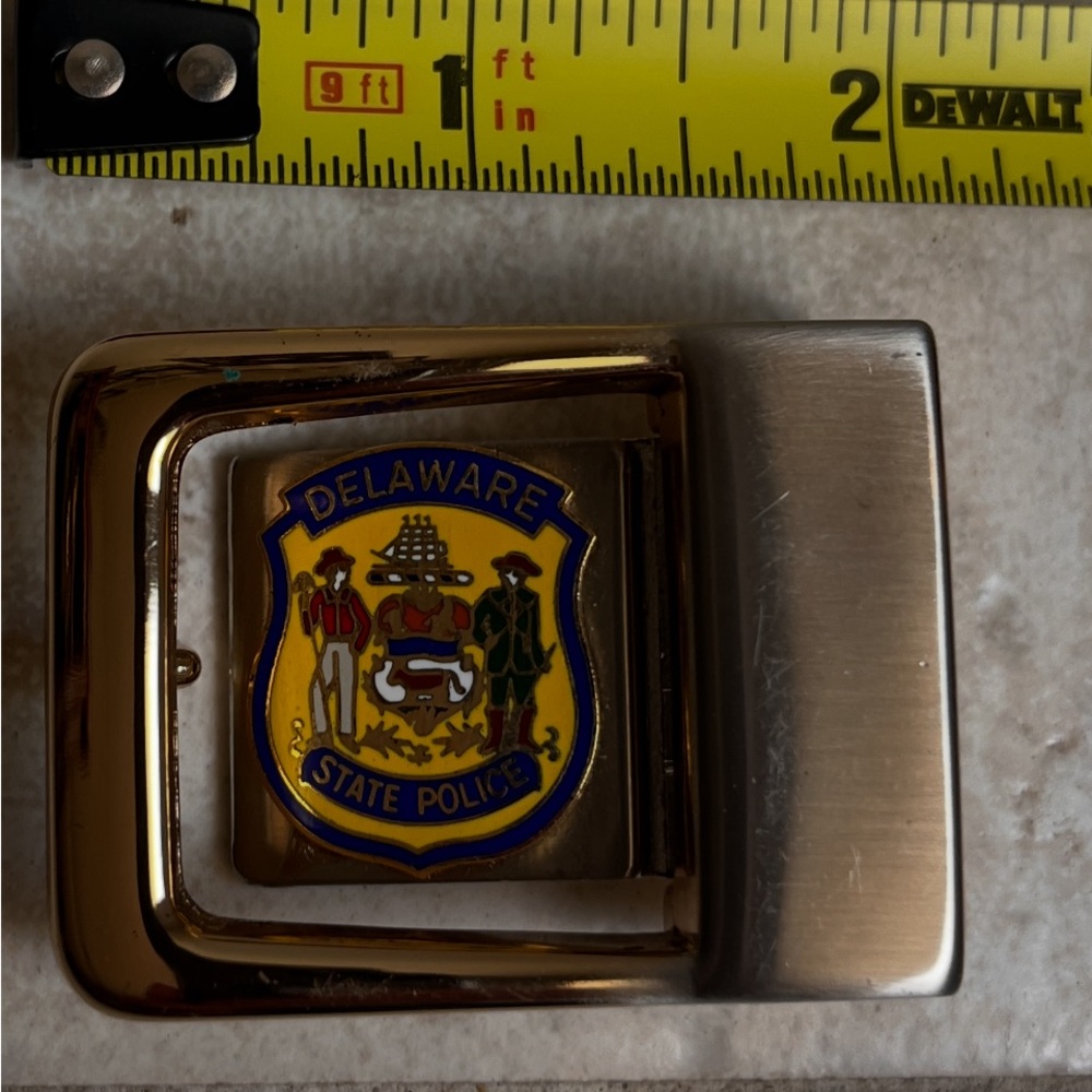Delaware State Police Belt Buckle